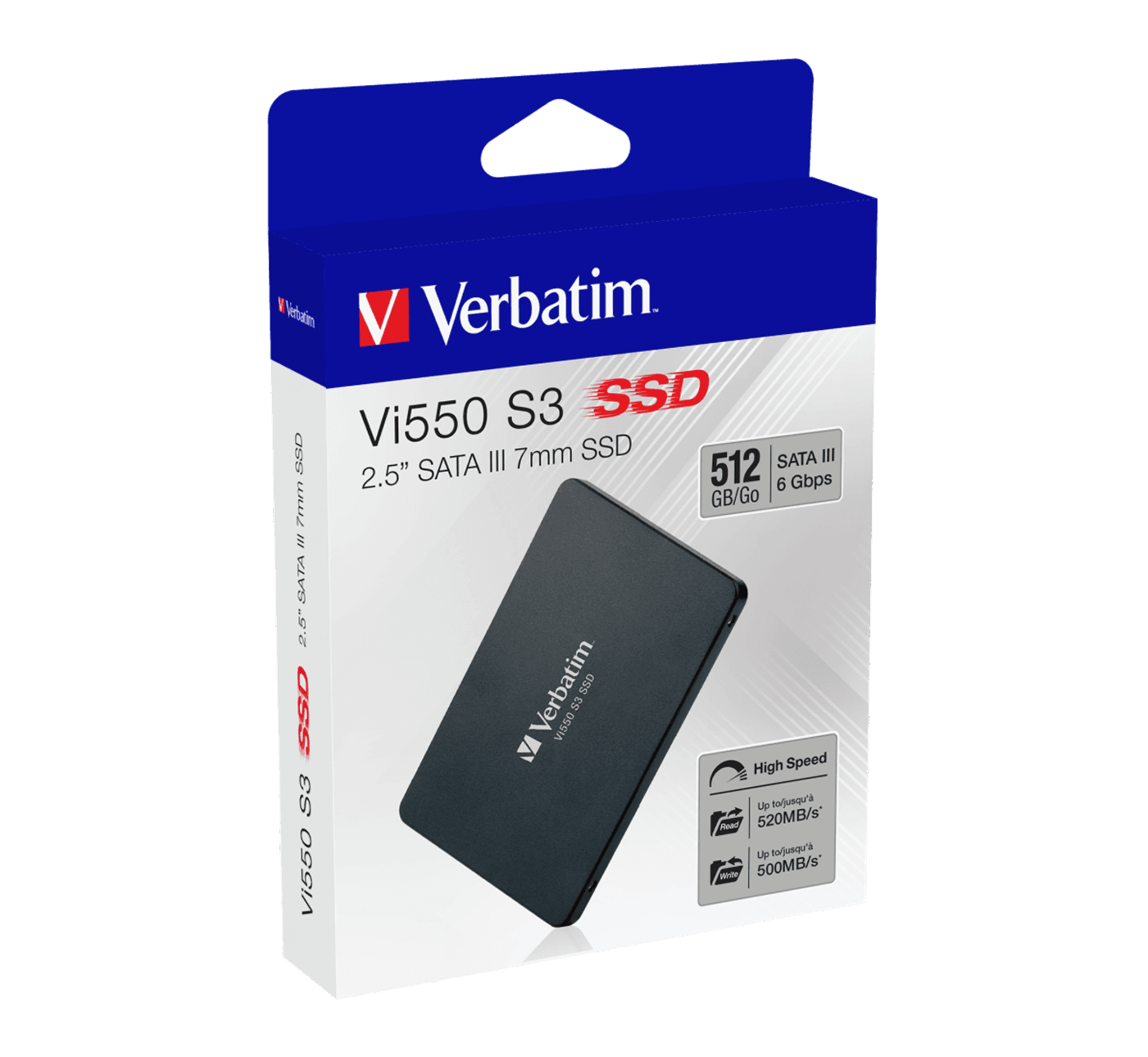 Disque Dur VERBATIM 512 Go HDD Interne