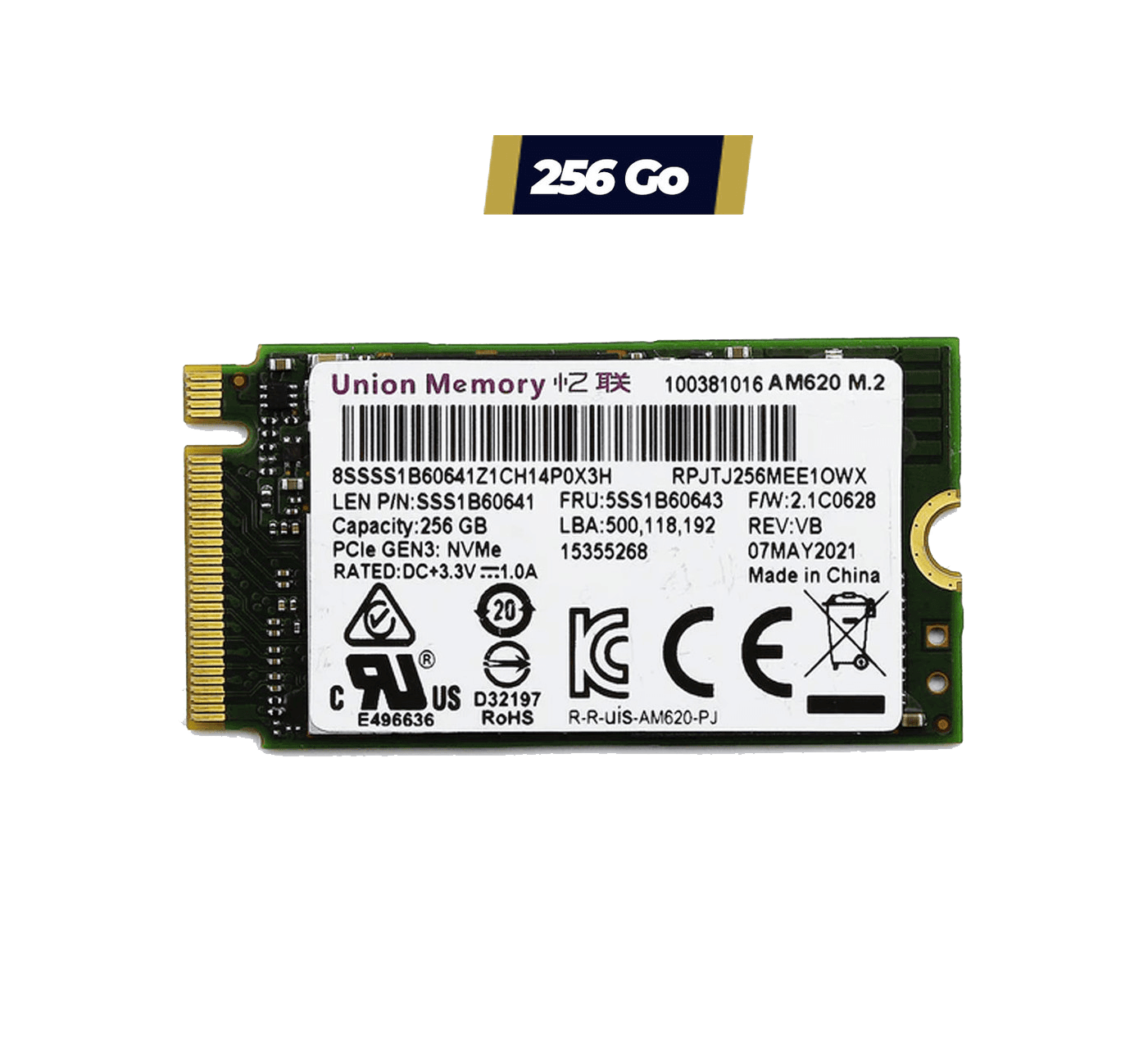 Disque Dur UNION MEMORY 256 Go SSD Interne