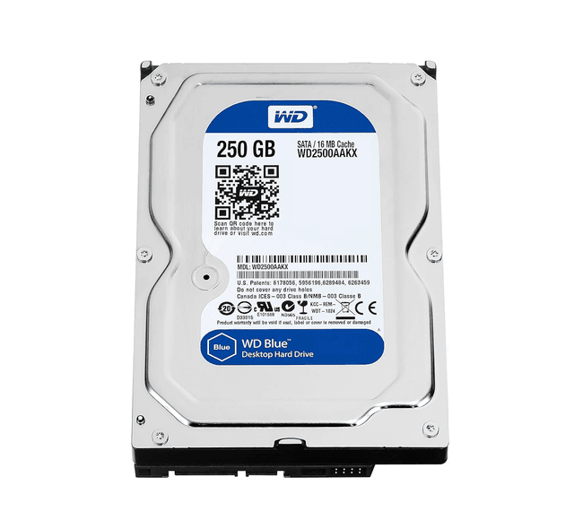 Disque Dur WESTERN DIGITAL  250 Go HDD Interne