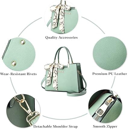 FANDARE Sac à Main Femme Sac à Bandouliere Grande Capacité Sacs