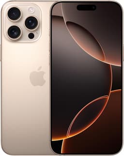 iPhone 16 Pro Max - Version Américaine - 256 Go - 8Go RAM - 6,9" - Apple A18 Pro - e-SIM - 48MP+12MP +48MP /12MP - 5200mAh - Garantie 12 mois