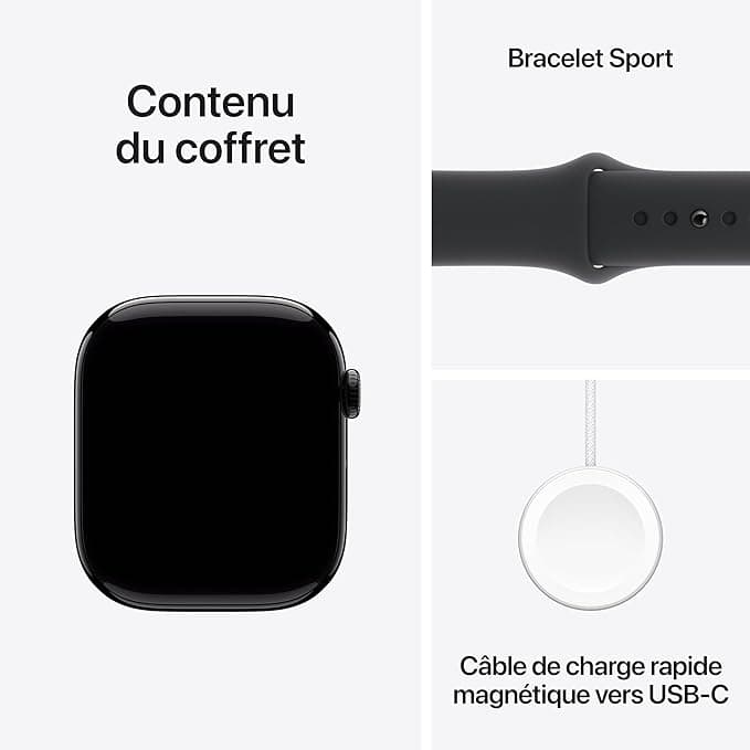 Apple Watch Series 10 (46 mm GPS) Montre connectée avec Boîtier