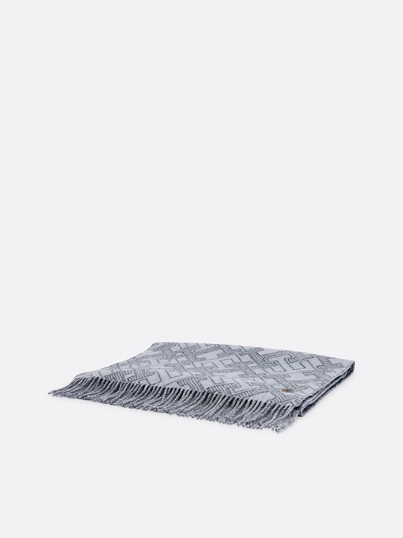 Écharpe TH Monogram en pure laine