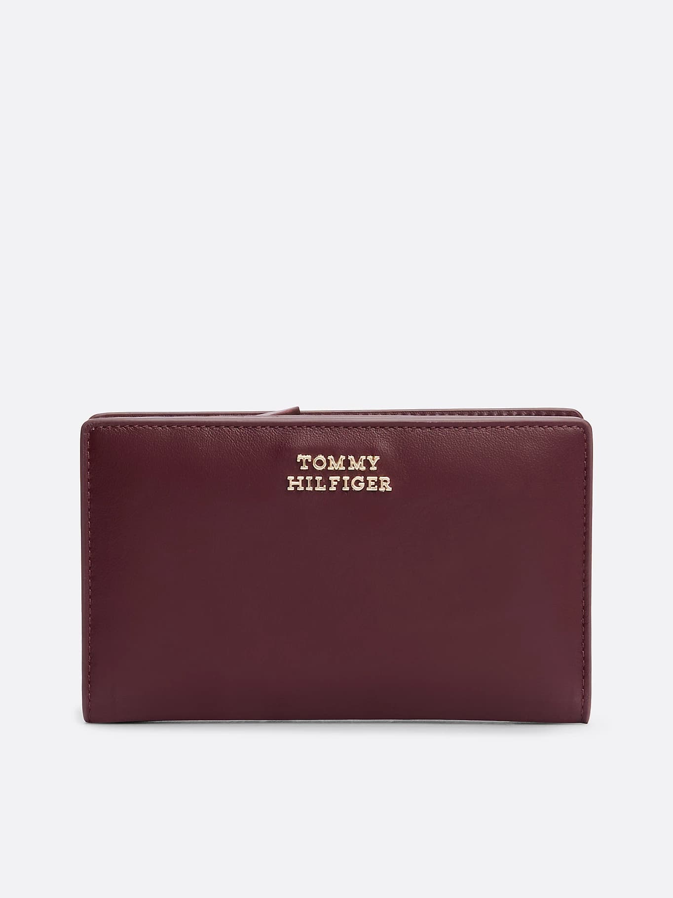 Portefeuille à deux volets en cuir