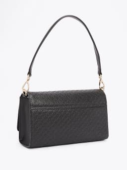 Sac porté épaule à monogramme TH gaufré
