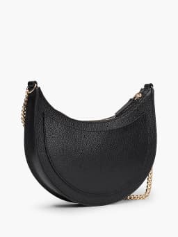 Sac porté épaule en cuir à bandoulière chaîne