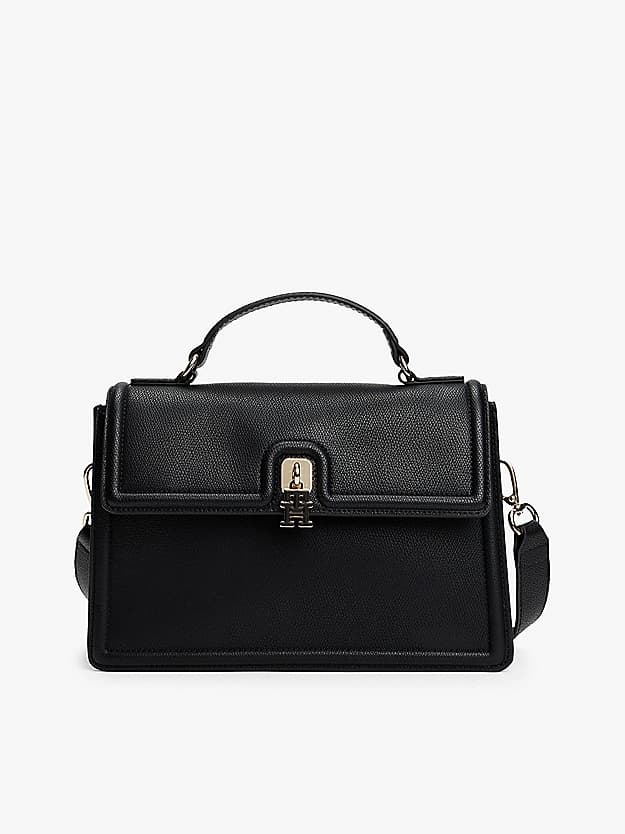 Sac bandoulière à fermoir tournant