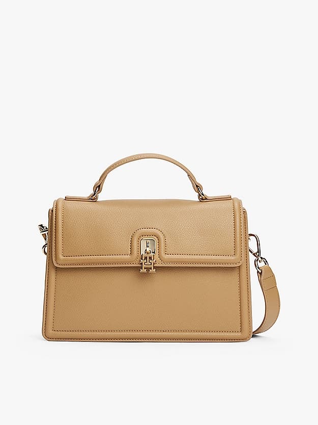 Sac bandoulière à fermoir tournant
