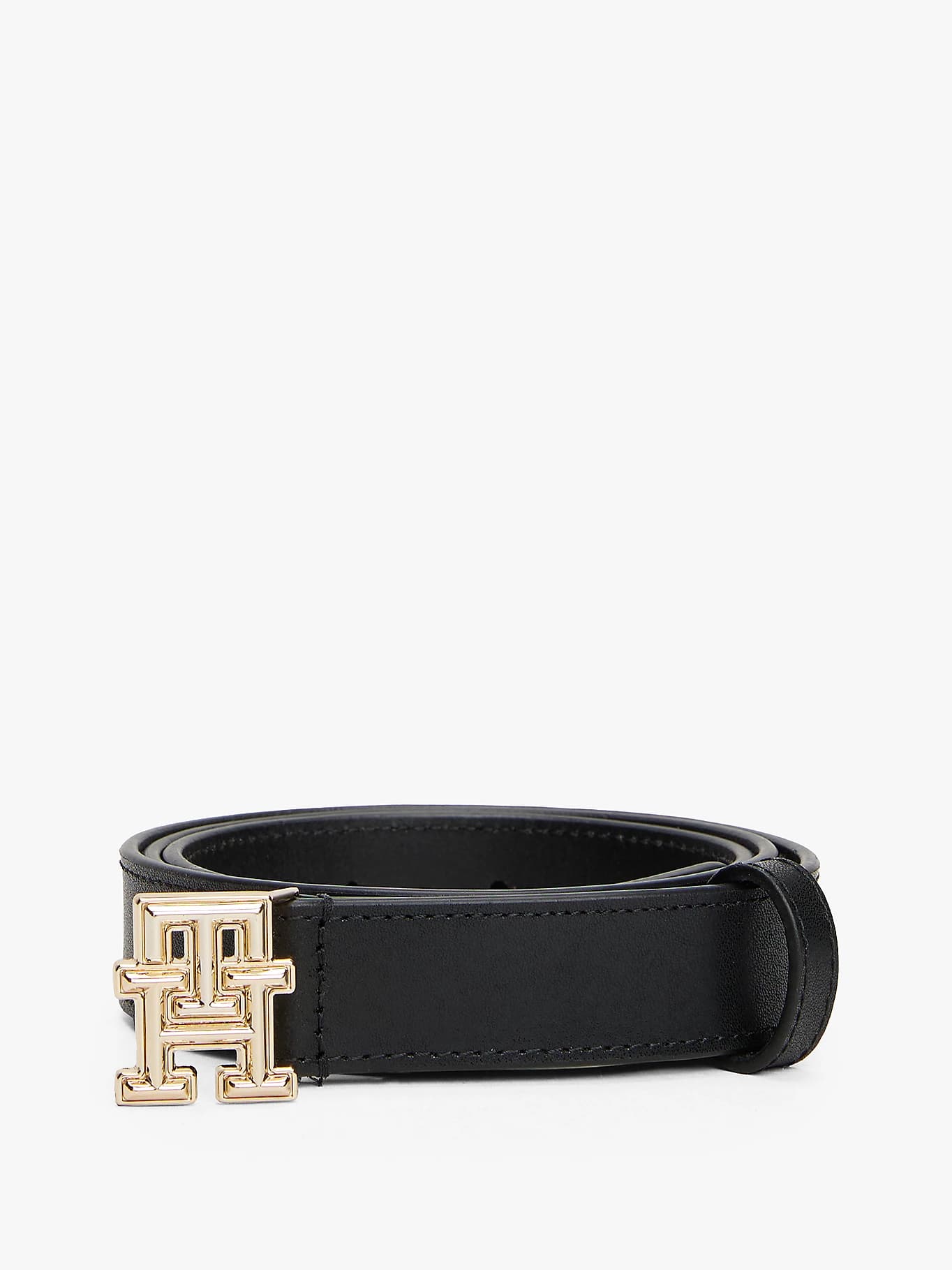 Ceinture en cuir à monogramme TH