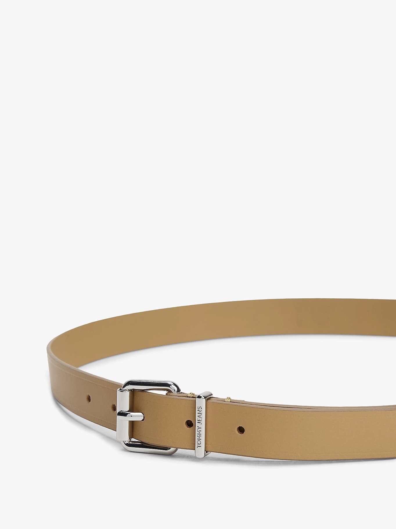 Ceinture en cuir à logo en relief