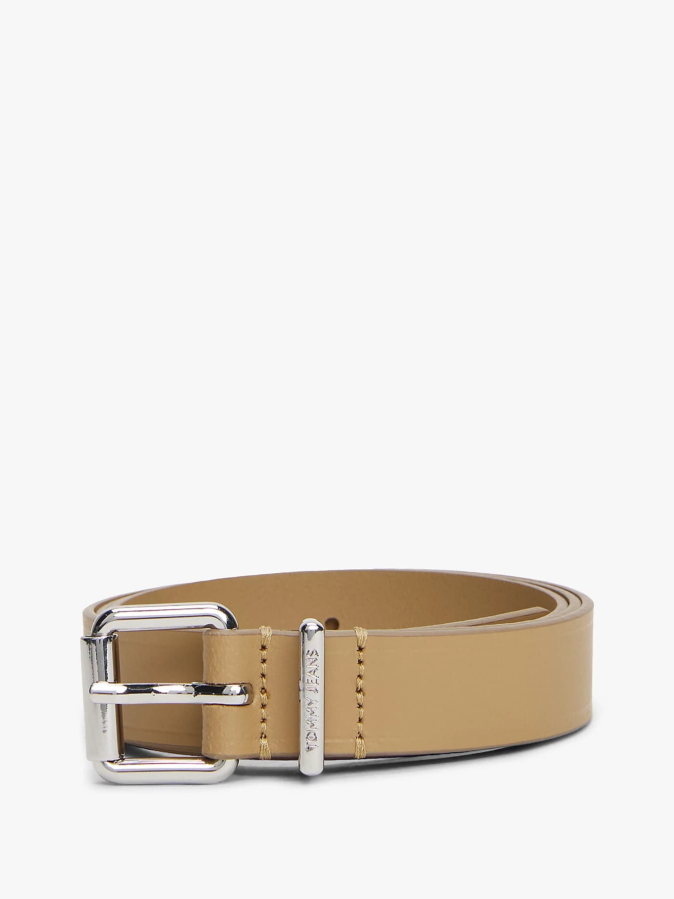 Ceinture en cuir à logo en relief
