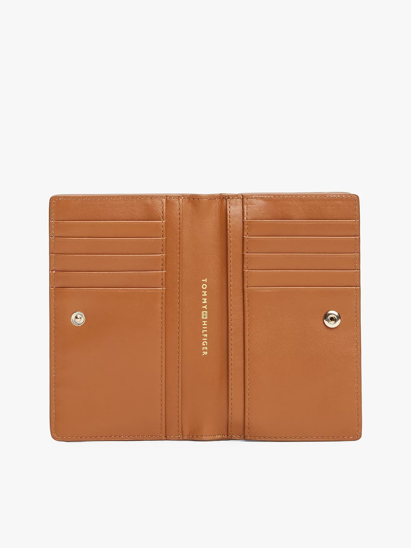 Portefeuille en cuir à logo en métal
