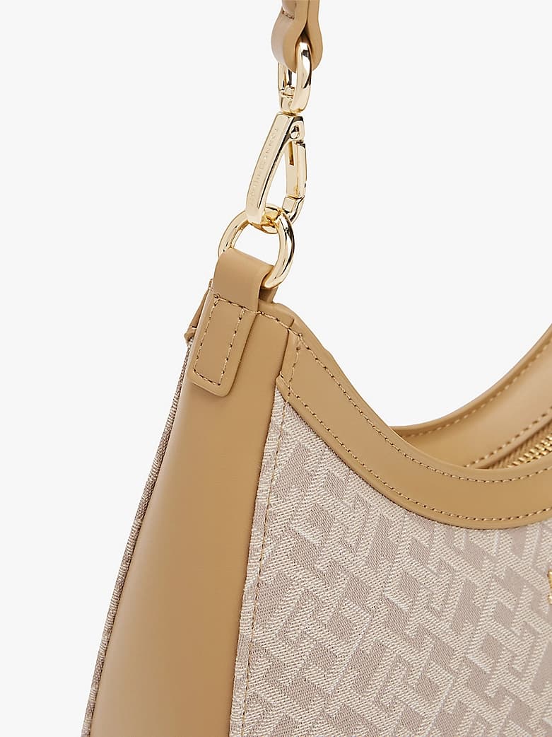 Sac bandoulière en jacquard à monogramme TH