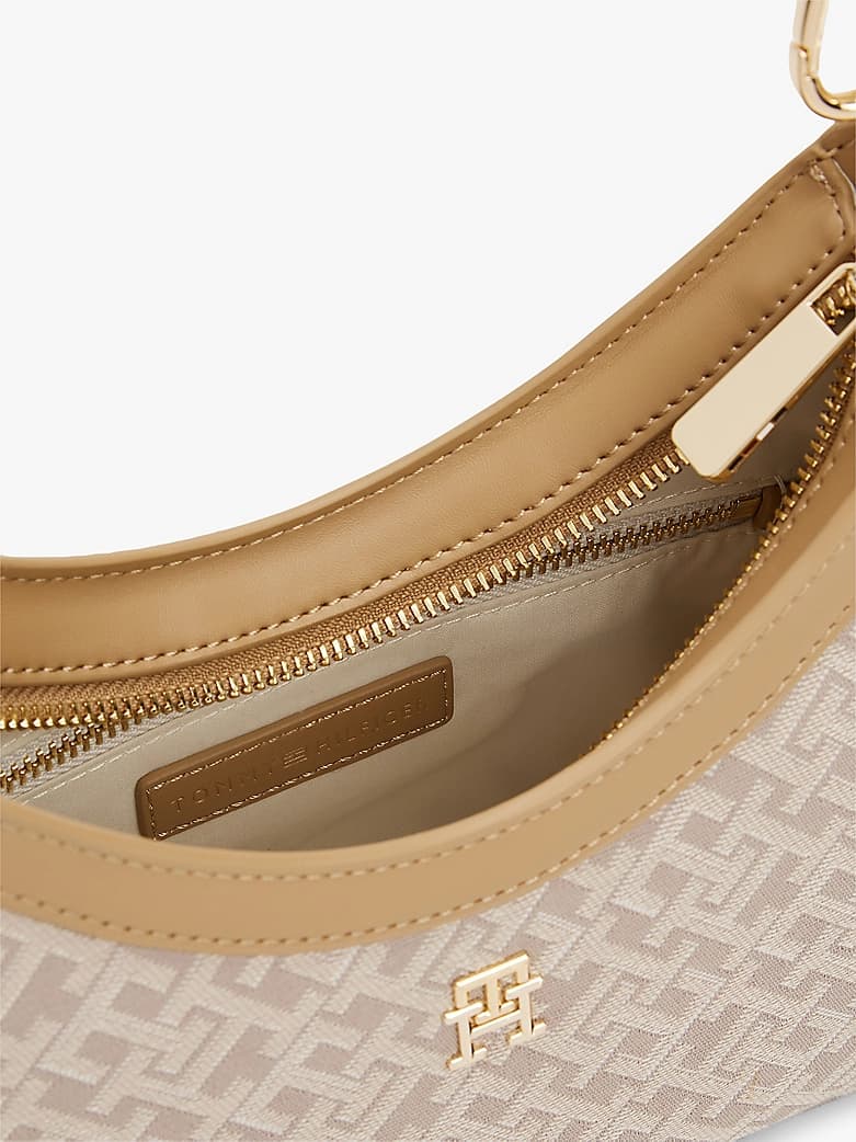 Sac bandoulière en jacquard à monogramme TH