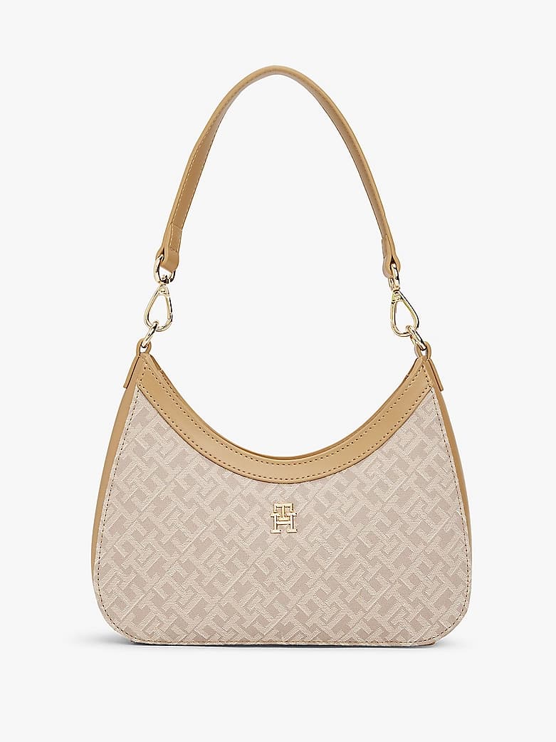 Sac bandoulière en jacquard à monogramme TH