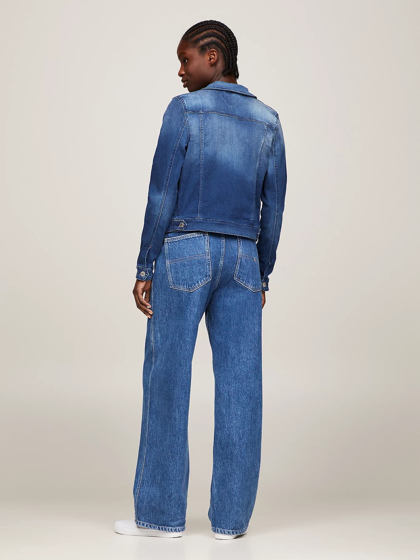 Veste en denim de pur coton