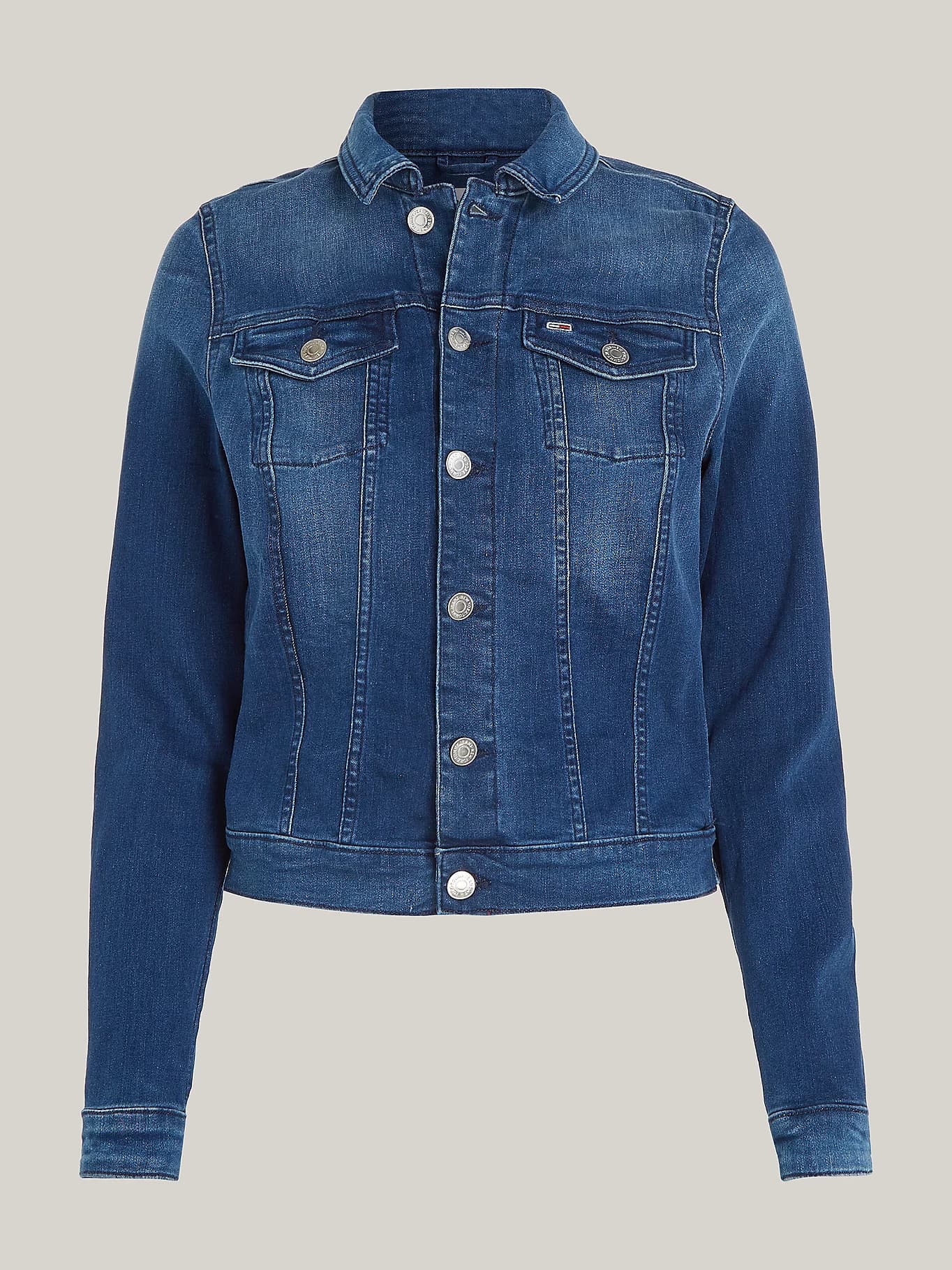 Veste en denim de pur coton