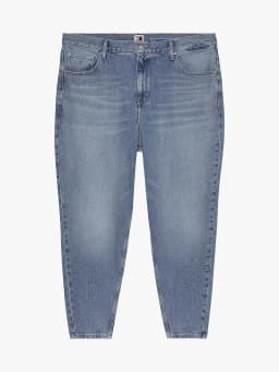 Jean fuselé mom Curve délavé taille haute