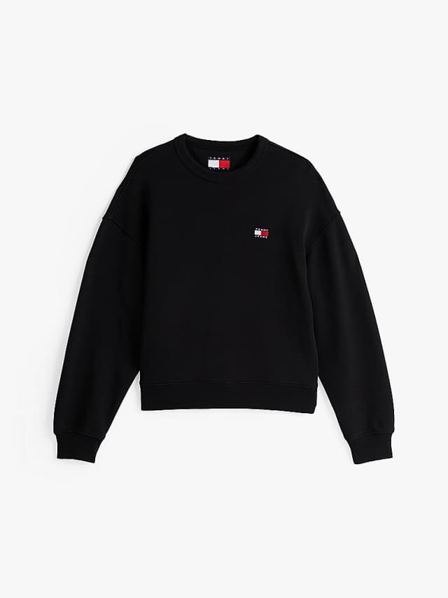 Sweat boxy à badge Tommy