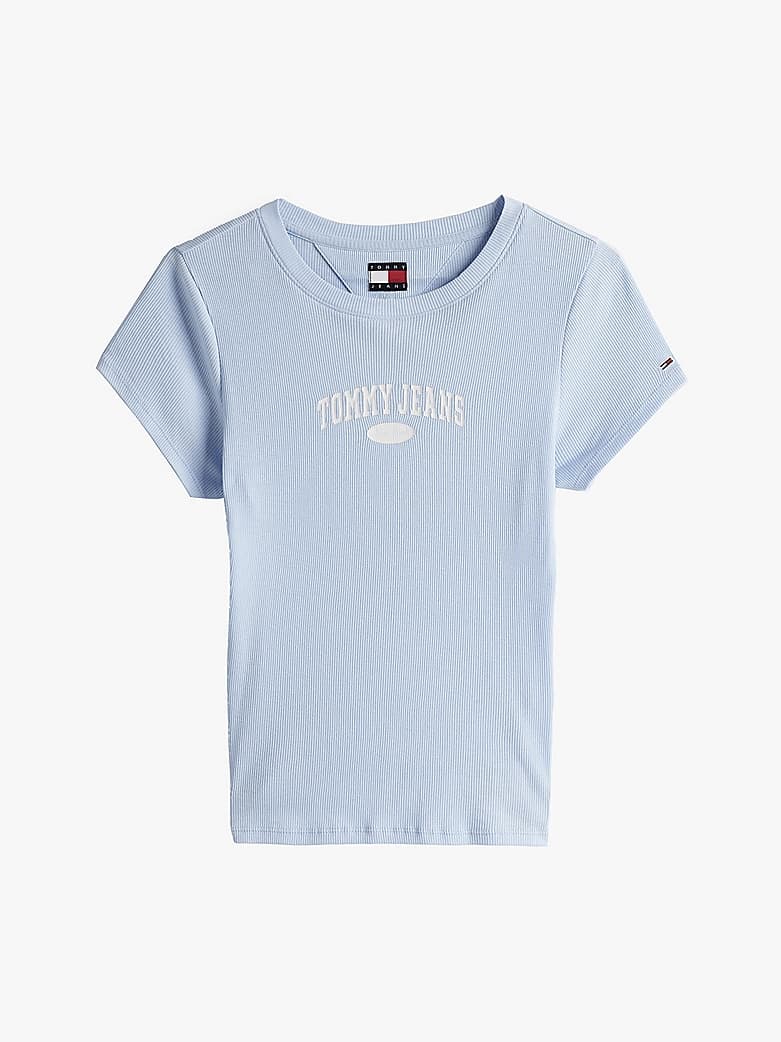 T-shirt ajusté Varsity côtelé