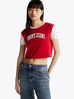 T-shirt court Varsity à logo