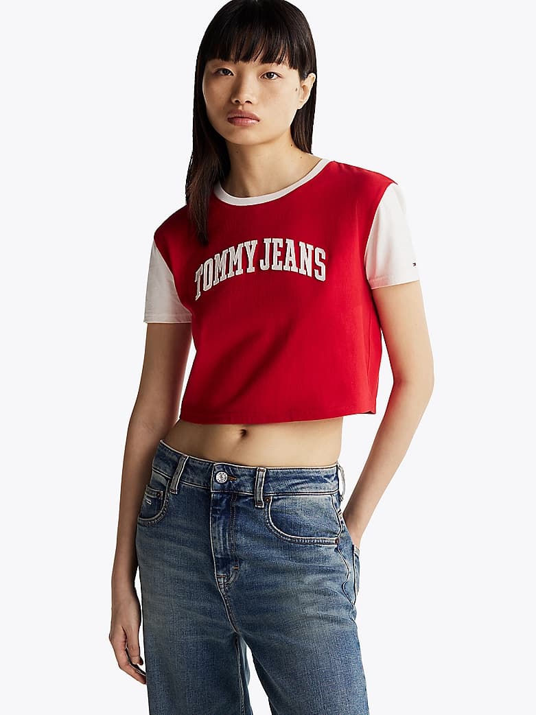T-shirt court Varsity à logo