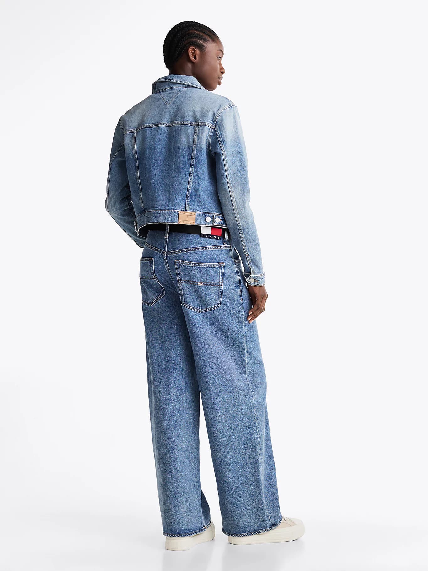 Veste Trucker ajustée en denim
