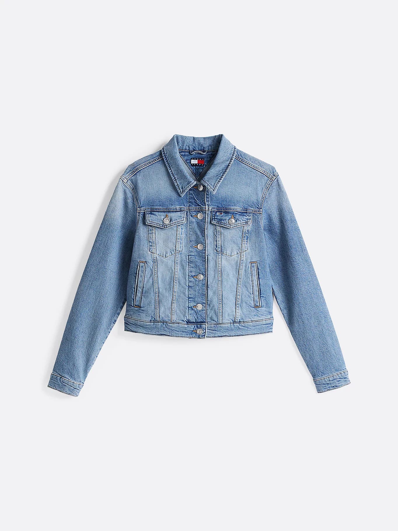Veste Trucker ajustée en denim