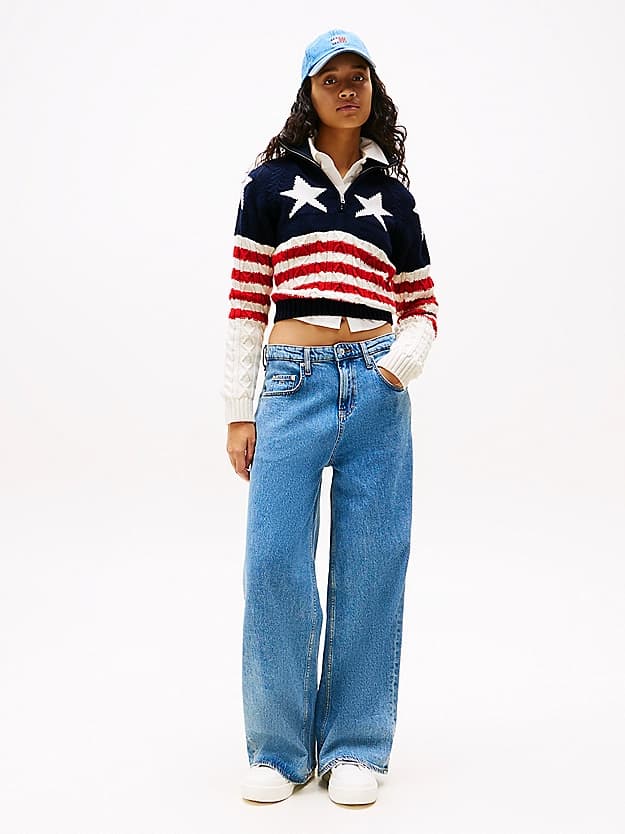 Pull à étoiles avec laine