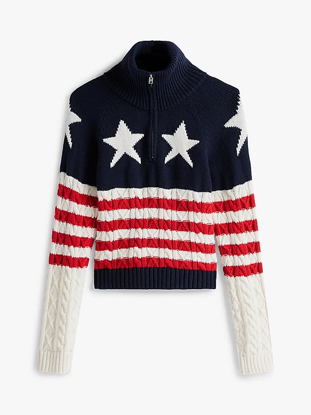 Pull à étoiles avec laine