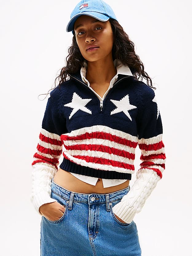 Pull à étoiles avec laine
