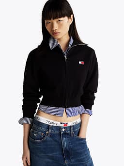 Cardigan décontracté zippé