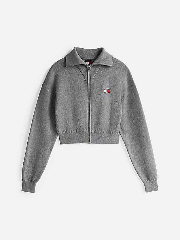 Cardigan décontracté zippé