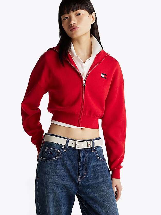 Cardigan décontracté zippé