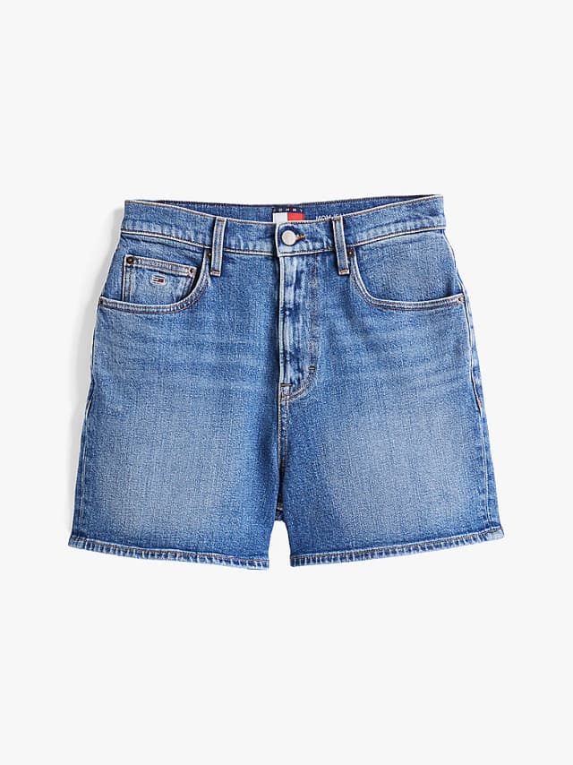 Short mom coupe standard en denim