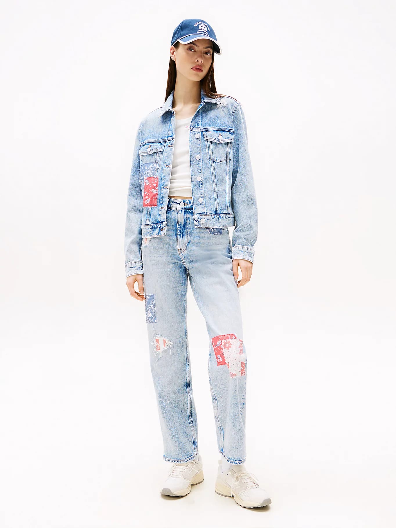 Veste trucker coupe standard en denim