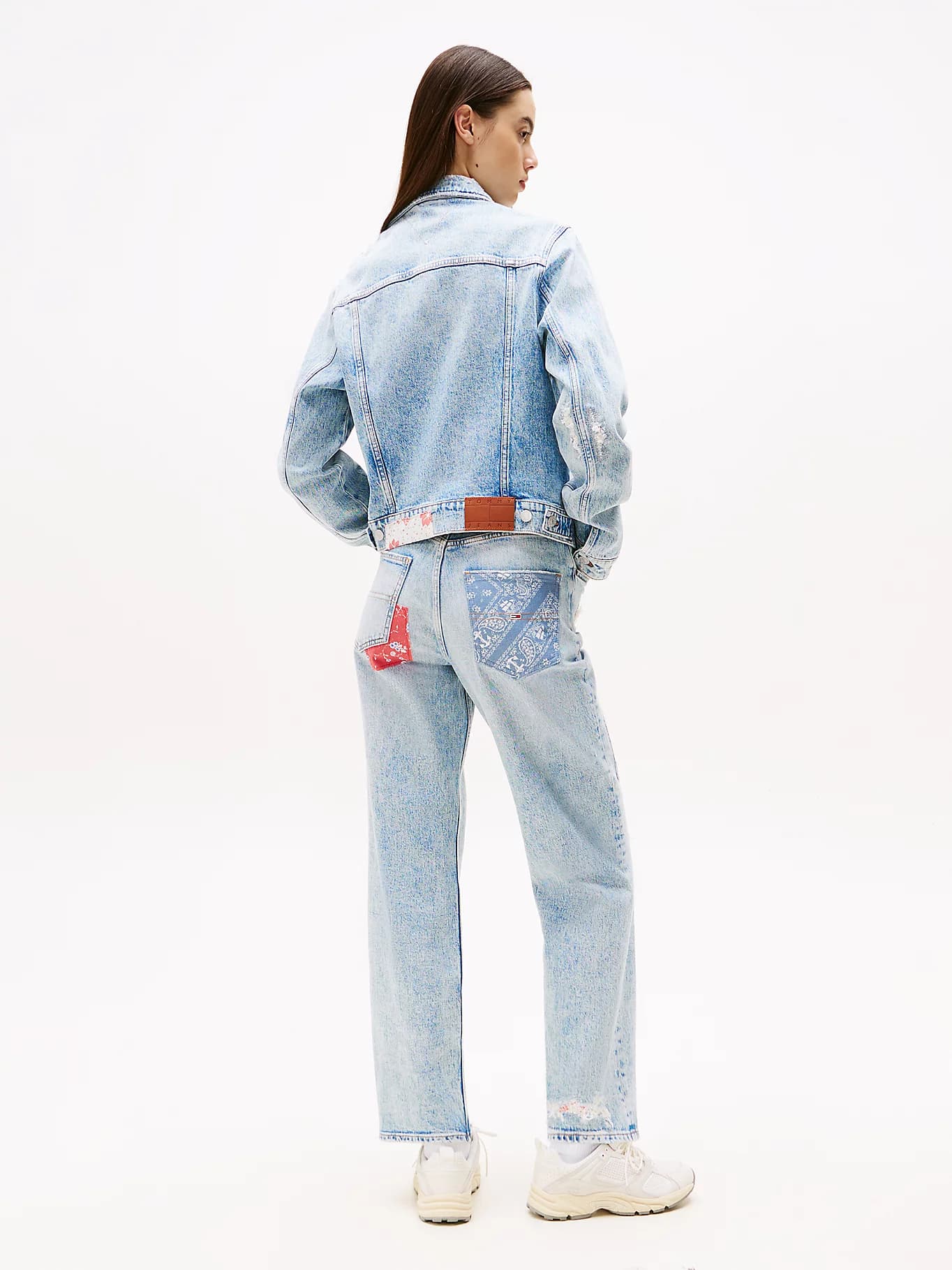 Veste trucker coupe standard en denim