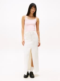 Jupe longue Claire en denim