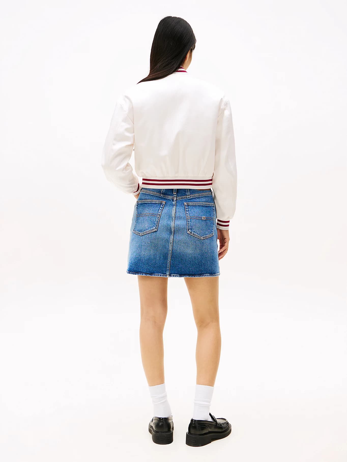 Bomber Tommy Badge en satin
