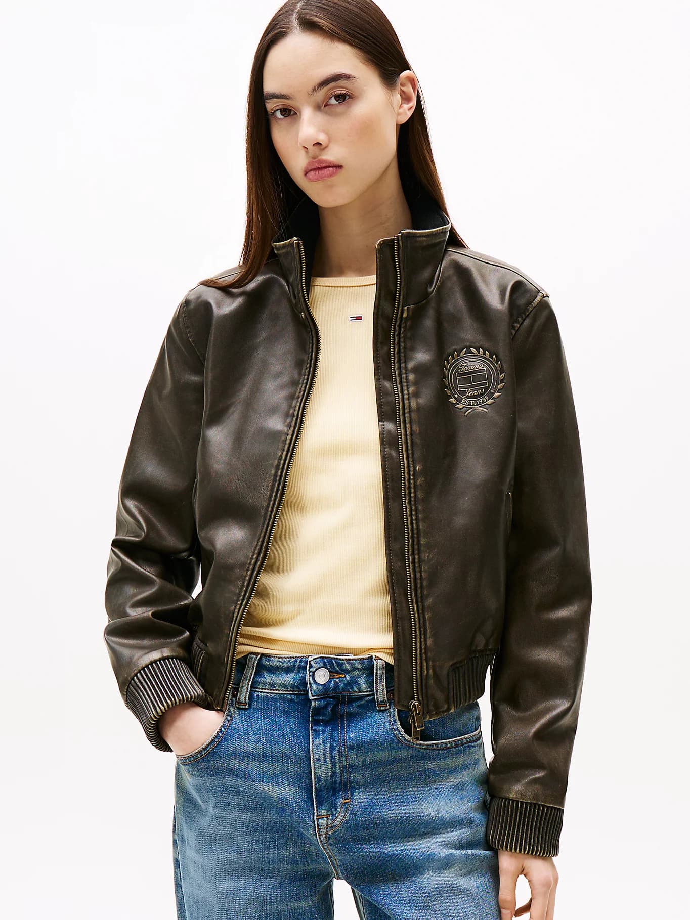Bomber à logo au dos