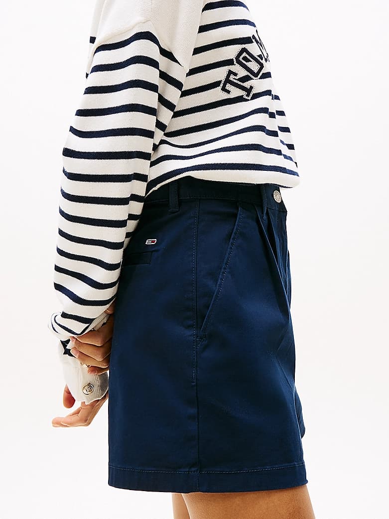 Short Claire en denim taille haute