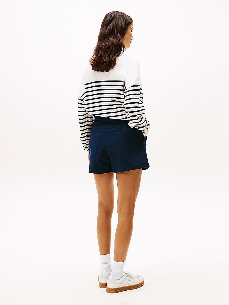 Short Claire en denim taille haute