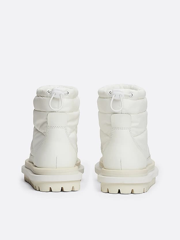 Bottines matelassées crantées fourrées