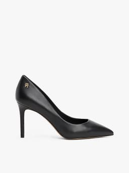 Chaussures à talon en cuir à bout pointu