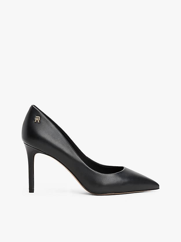 Chaussures à talon en cuir à bout pointu