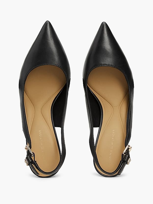 Slingbacks TH Monogram en cuir à talon carré