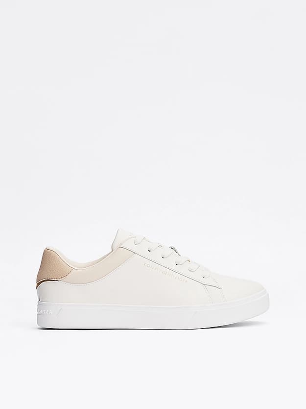 Baskets en cuir
