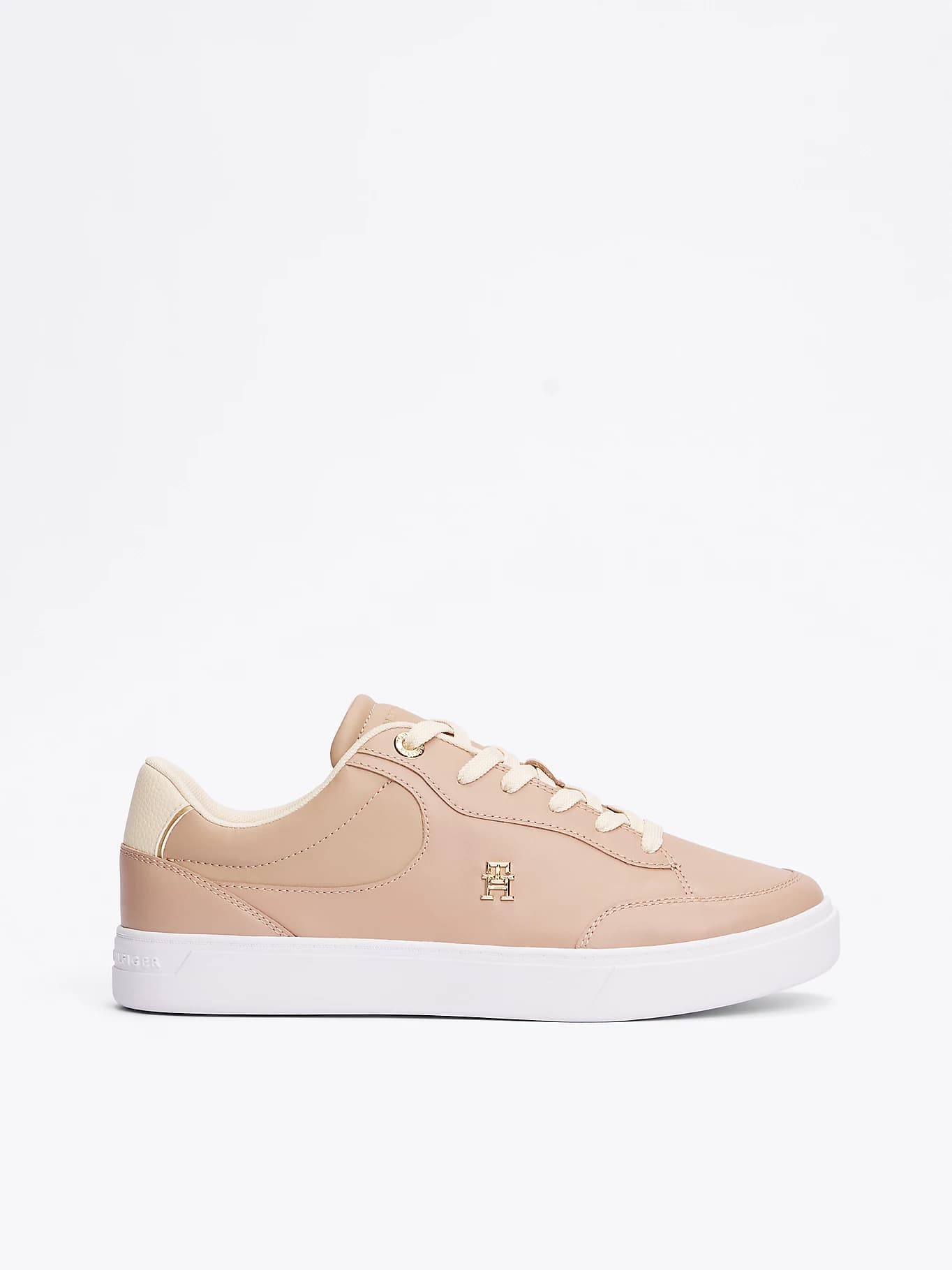 Baskets en cuir à monogramme TH