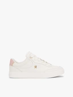 Baskets en cuir à monogramme TH