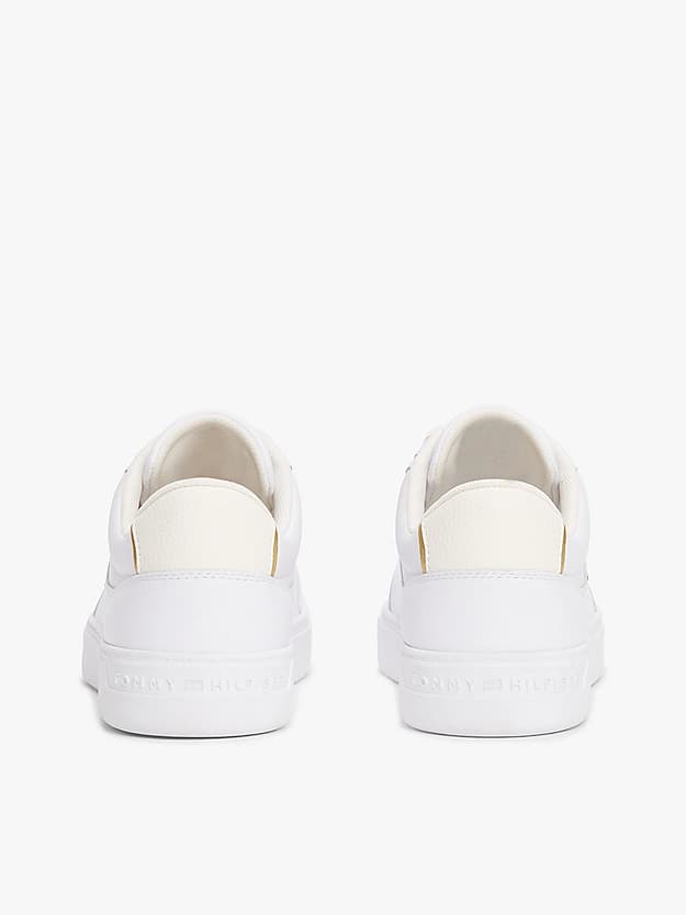Baskets en cuir à monogramme TH